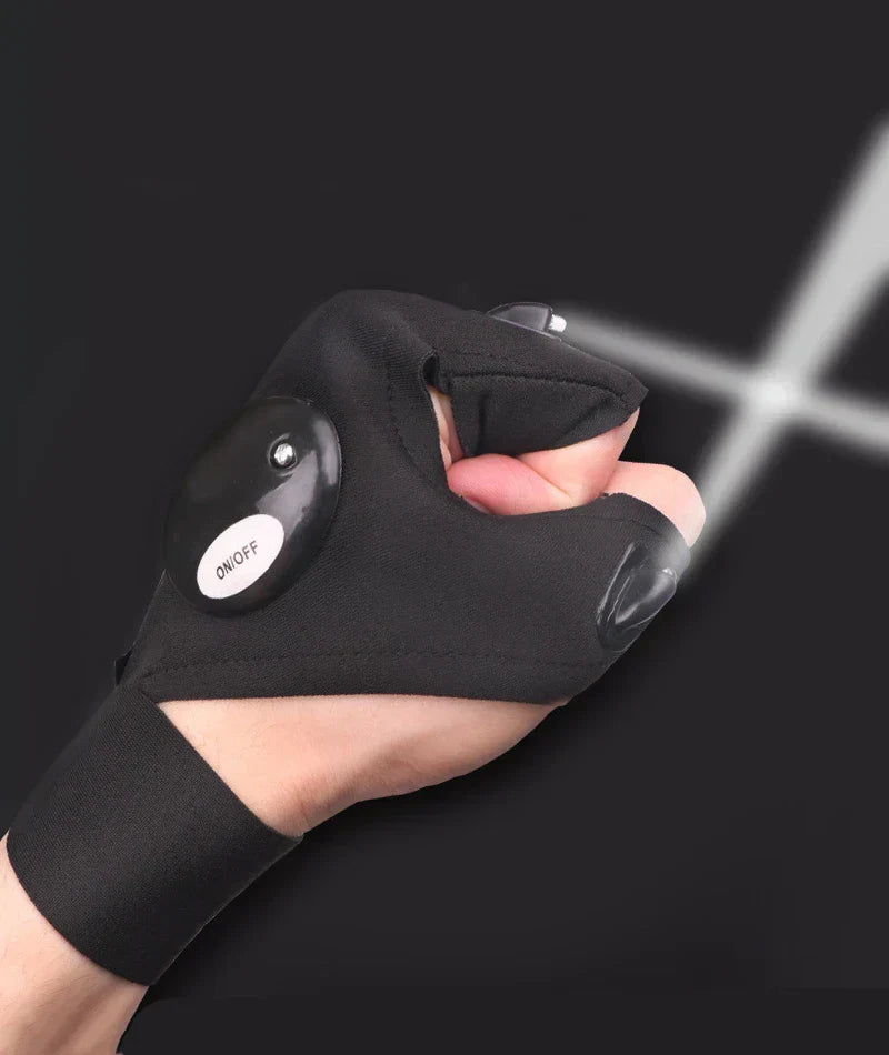 LED Ficklampor med Handskar