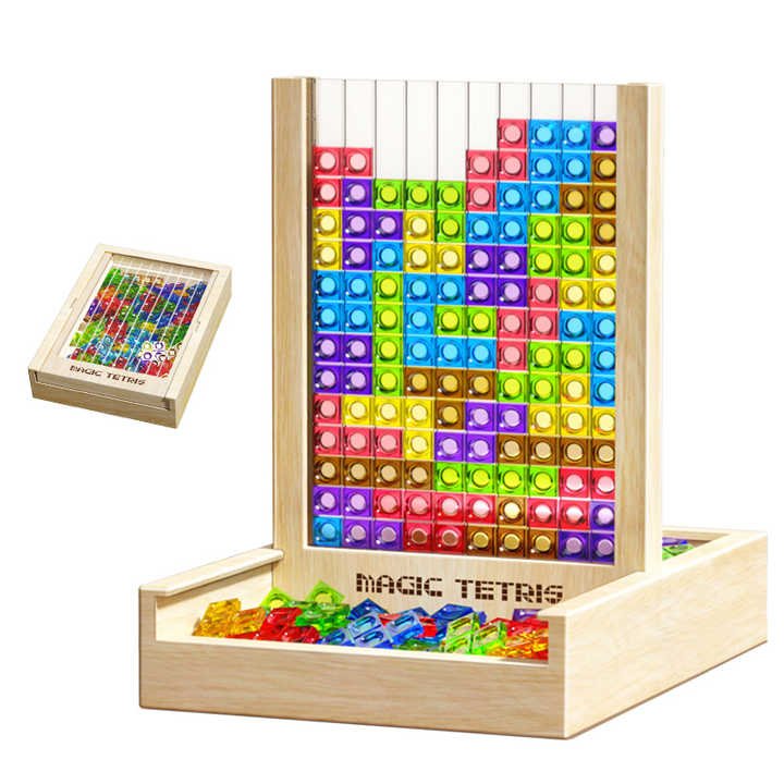 Trä Tetris Pussel - Standardmodell