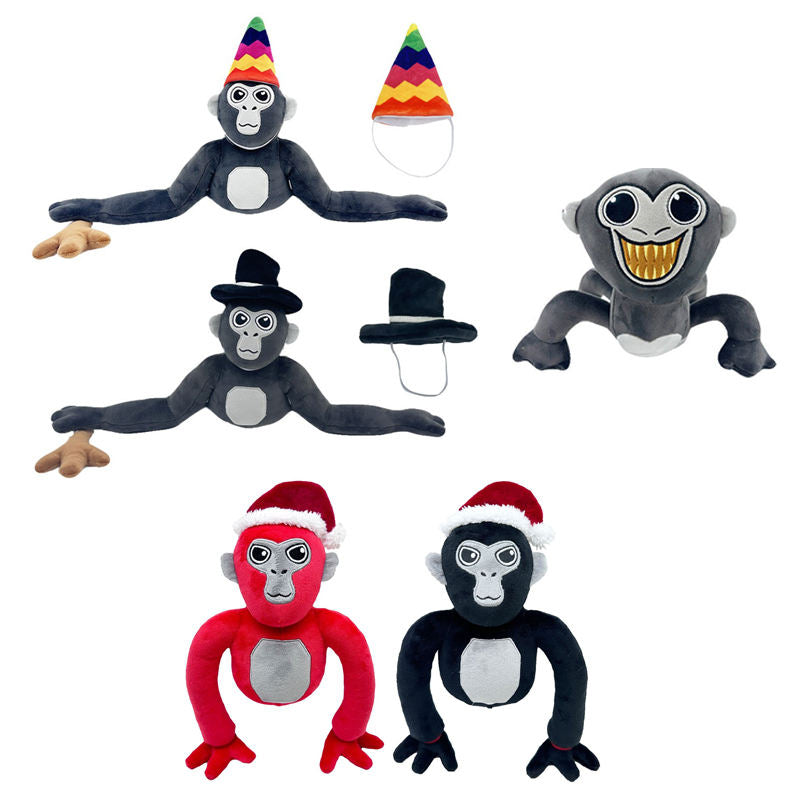 Farverig Abekat Plush Figur