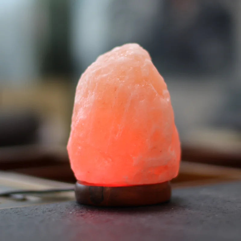 LED Kristall Nattlampa med Färgskiftande USB Himalayasaltlampa