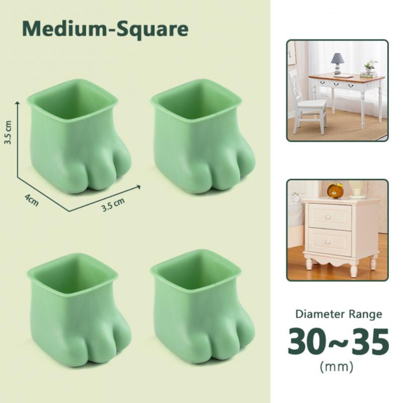 4Pcs Non-Slip Kat Paw Møbel Ben Dække