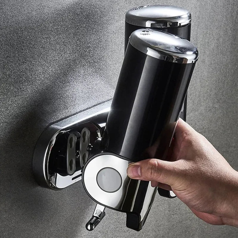 ElegantVask - Væghængt sæbedispenser med dobbelt rum