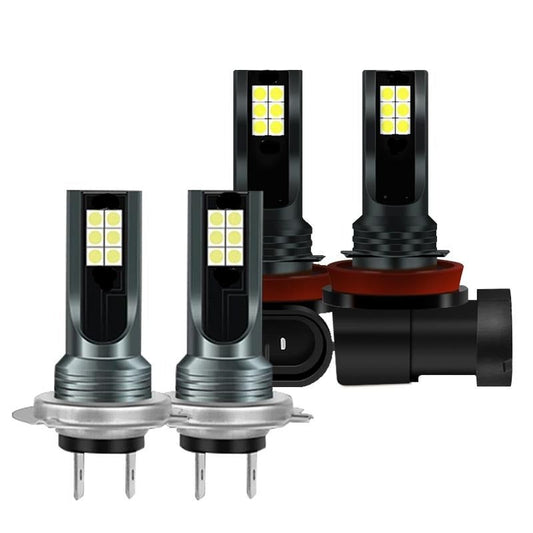 Kraftige H7 H11 LED Forlygter 6500K – Øget Sikkerhed