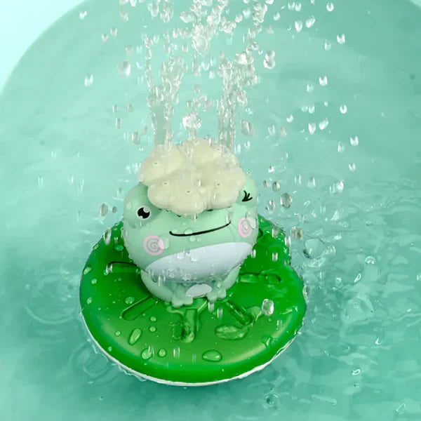 Frog Splash - Elektronisk Vattenlek med Sprutande Vatten för Badtiden