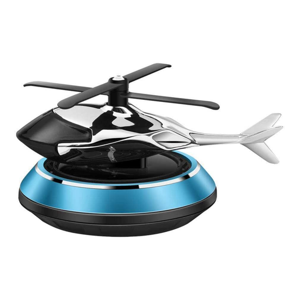 Solcel-drevet roterende helikopter bil luftrenser