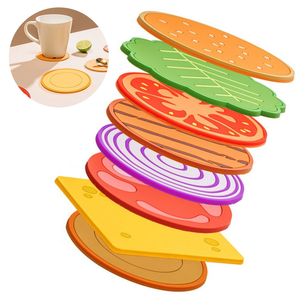 Burger Coaster Dekor Sæt