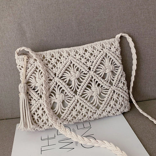 Håndtaske i vævet design fra Eindhoven – Elegant sommertaske til kvinder