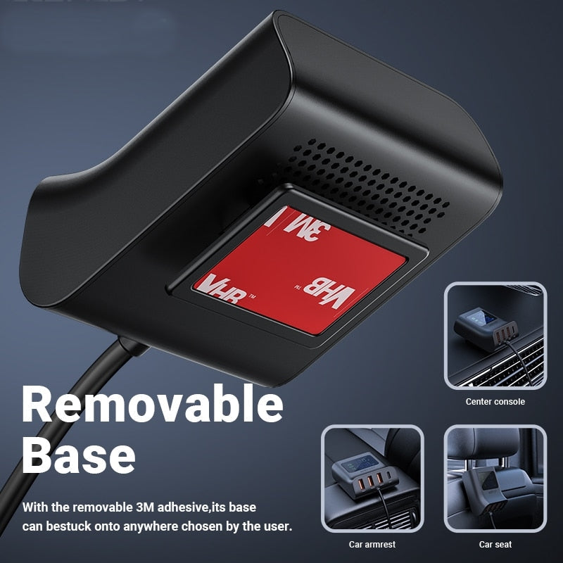 Car USB Splitter Hurtig Opladningsstation