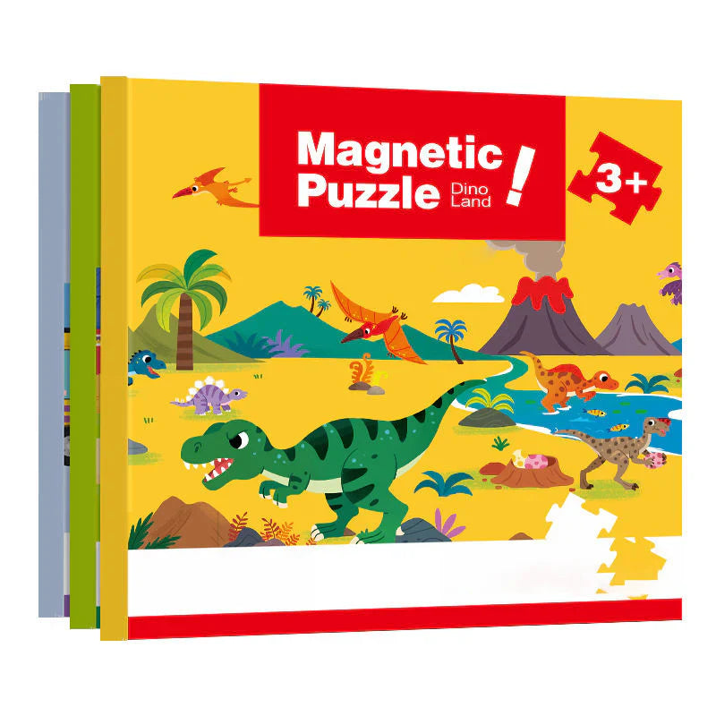 Magnetisk Montessori-pusselbok för kreativt lärande