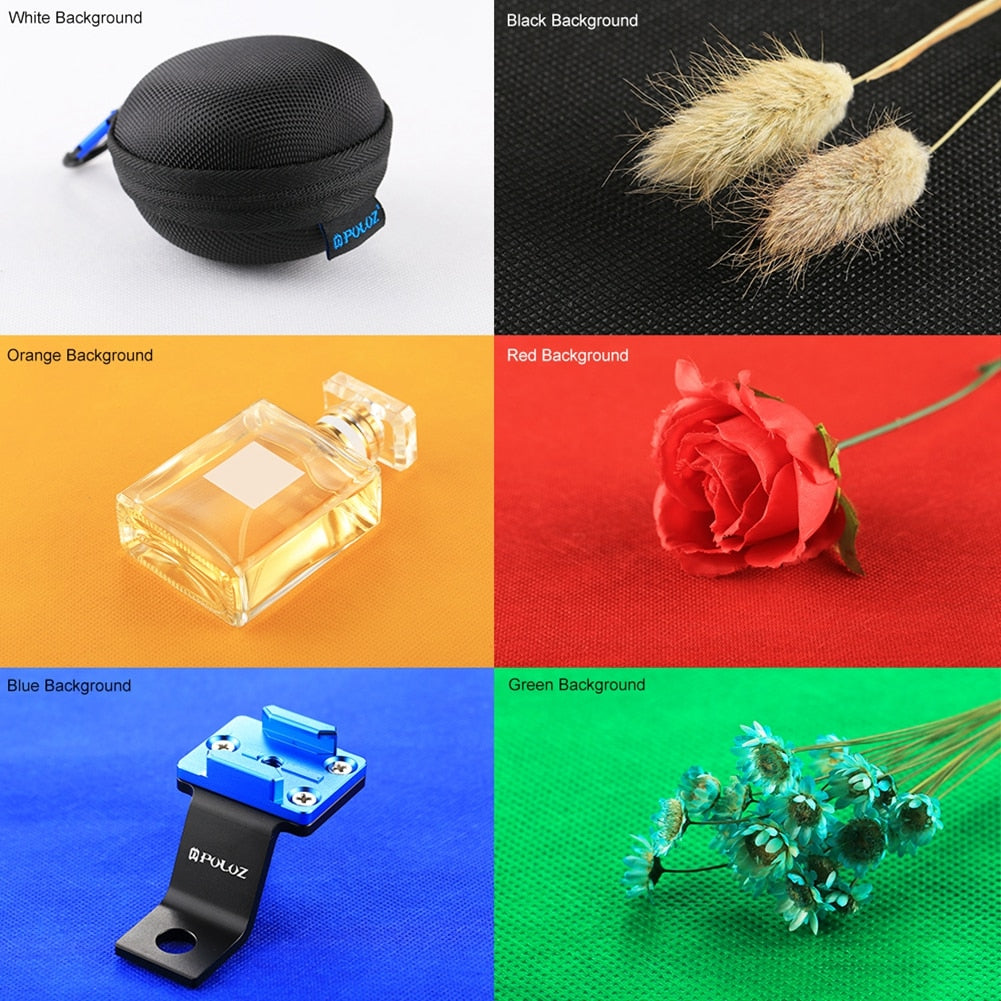 Mini sammenfoldelig LED lys foto studie boks