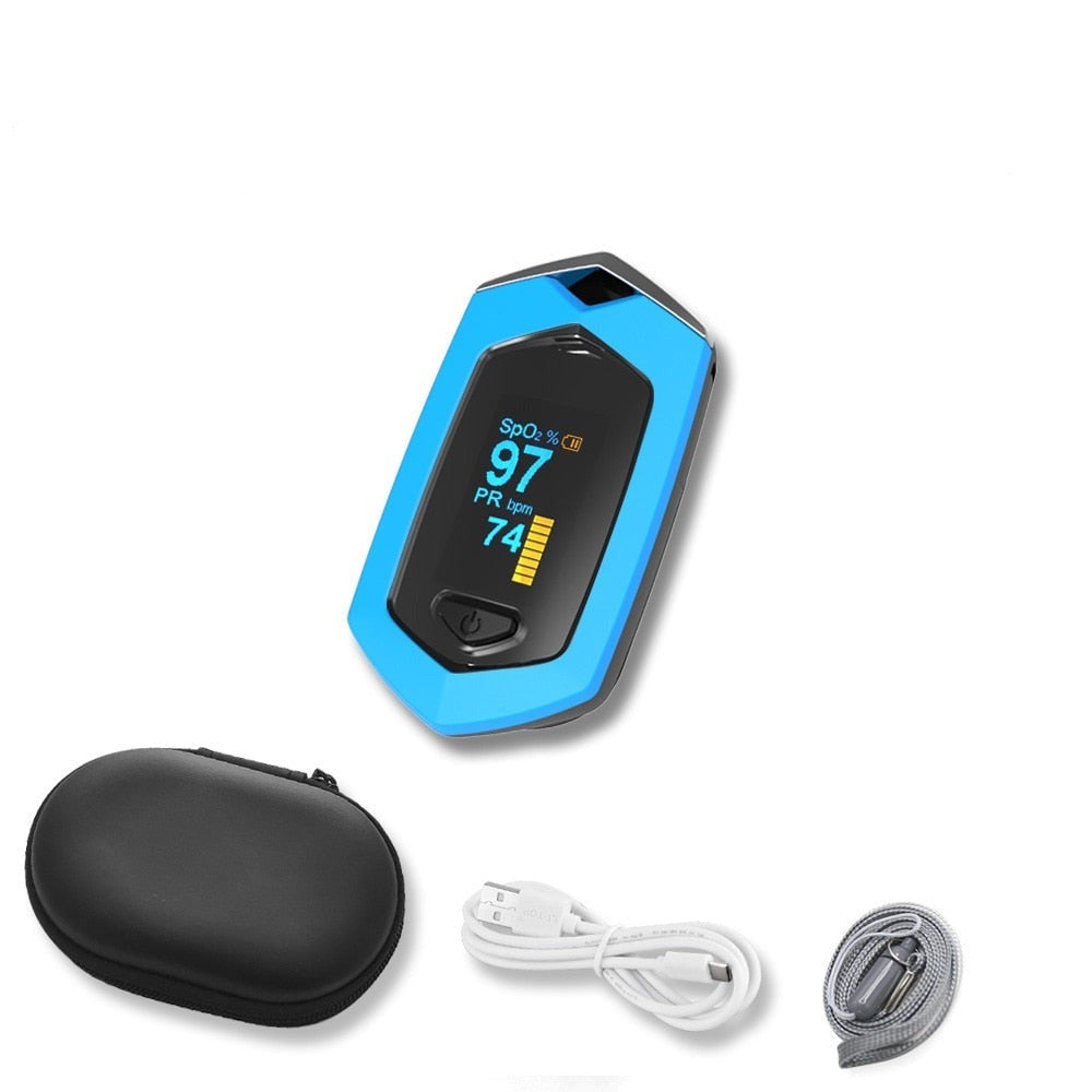 Pulsoximeter med Genopladelig Batteri og Præcise Målinger