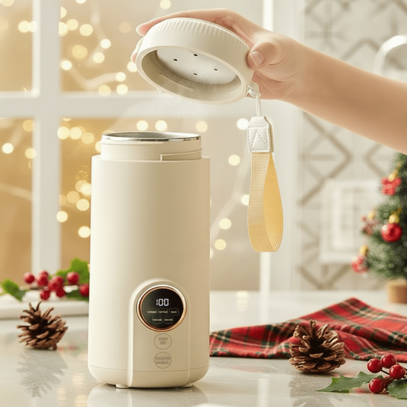 Bærbar Elektrisk Opvarmningskop - Justerbar Temperatur, 550 ml