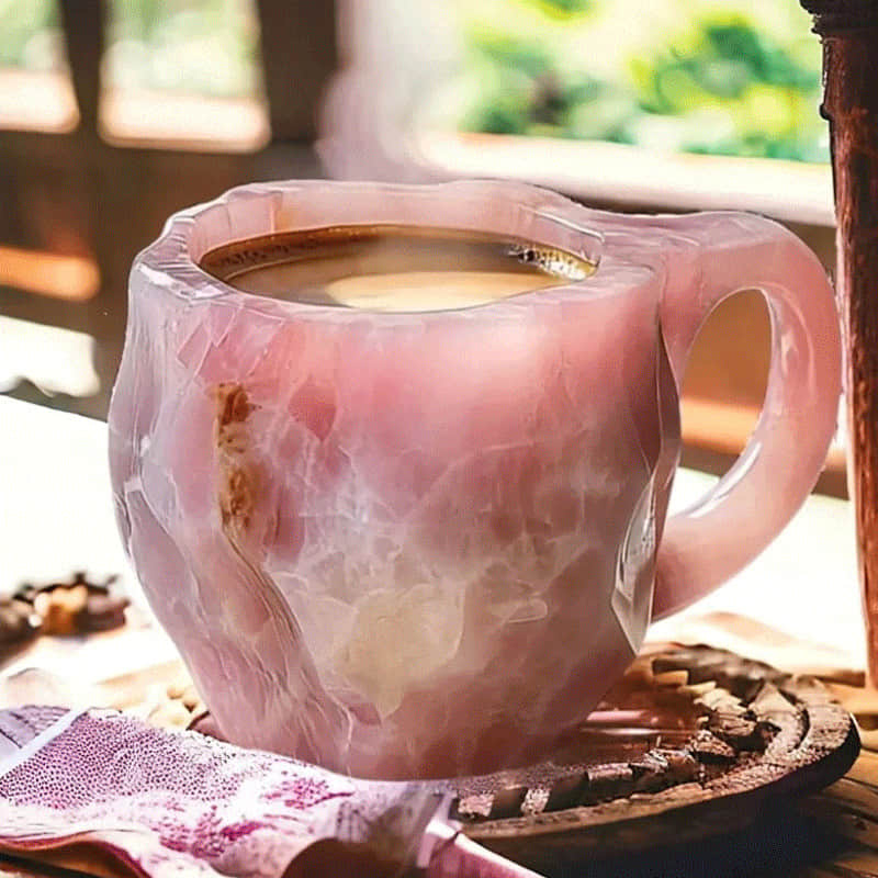 Rustik Kaffekrus med Stenstruktur for Naturligt Look