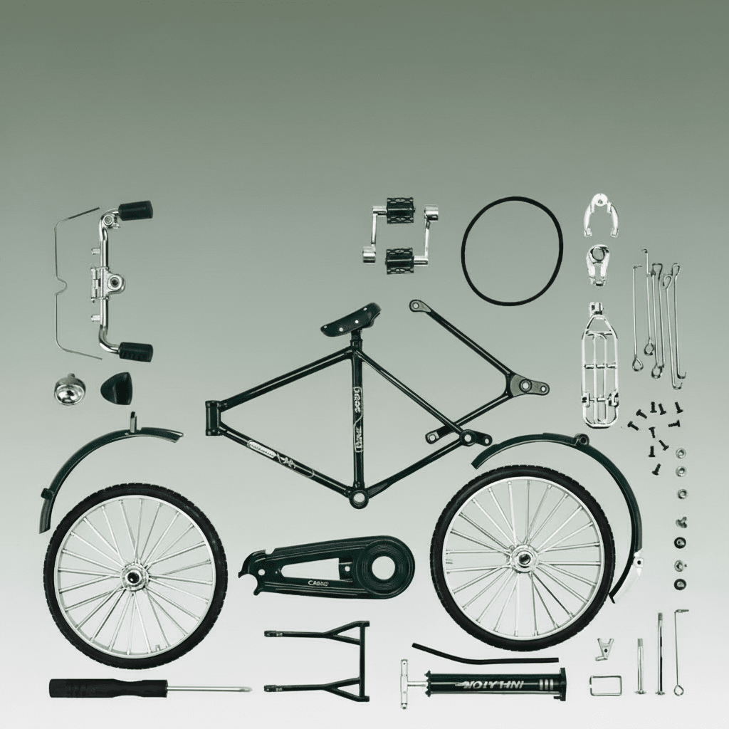 Vintage Cykel Modellkit - Kreativitet & Hantverk för Alla