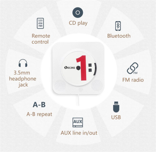 Sound Wave CD-afspiller Bluetooth-højttaler