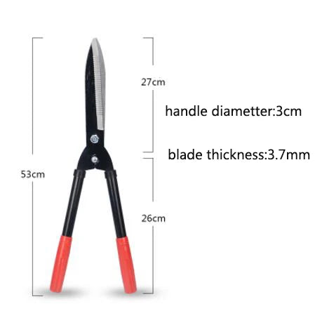 Ergonomisk Langstiel-Gartenschneider, robust til Frugt & Hække