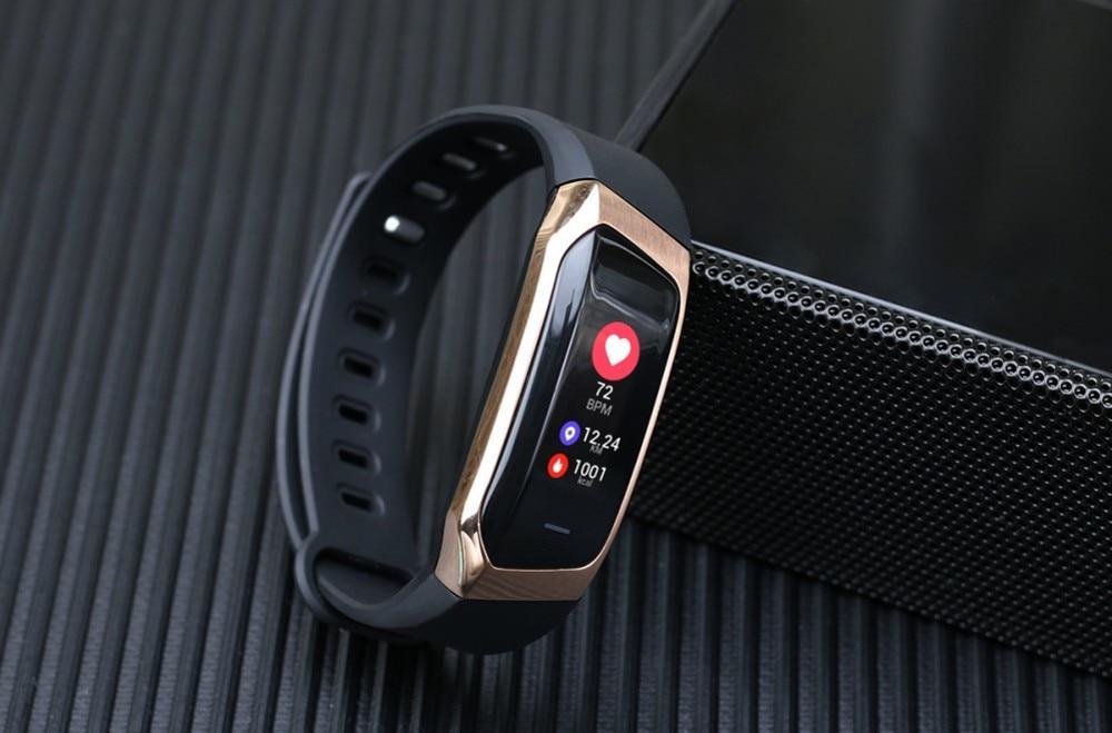 Fitband Smartwatch med Vattentålighet, Puls, Blodtryck och Syrenivåmätare