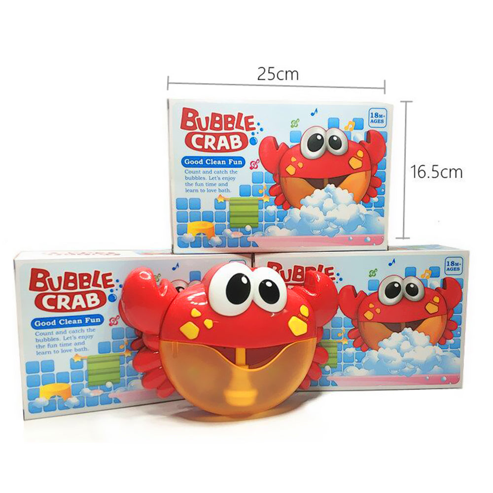 Färgrik Krabbbadleksak - Skapa Bubblor och Glädje i Badet
