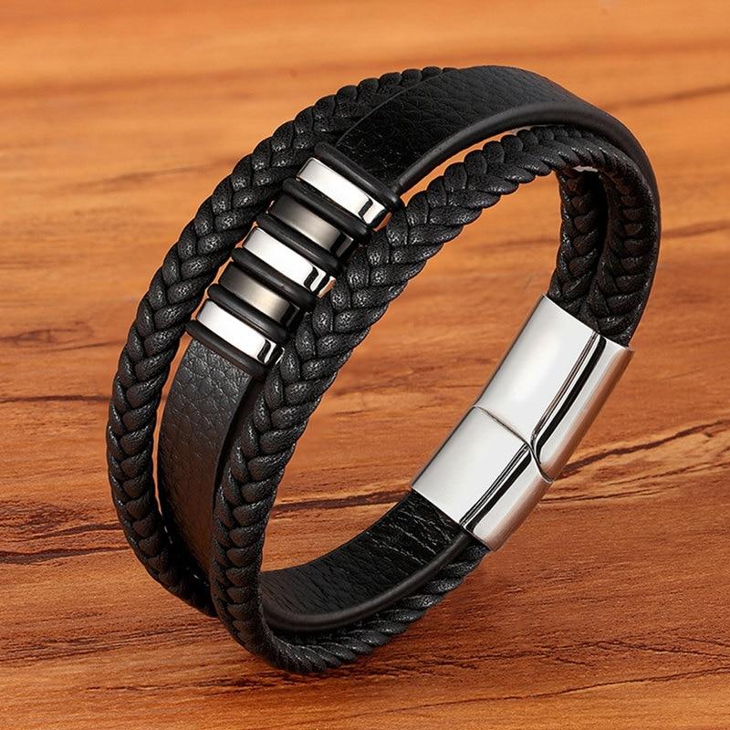 Stilfulde Ægte Læderarmbånd til Mænd