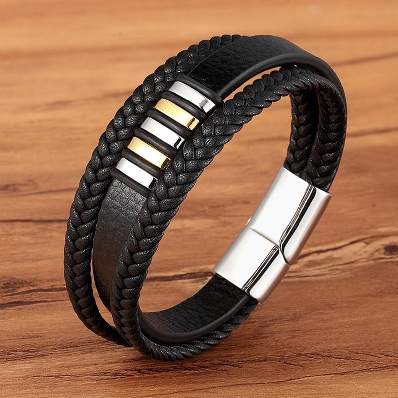 Stilrent läderarmband för män - Tidlös elegans