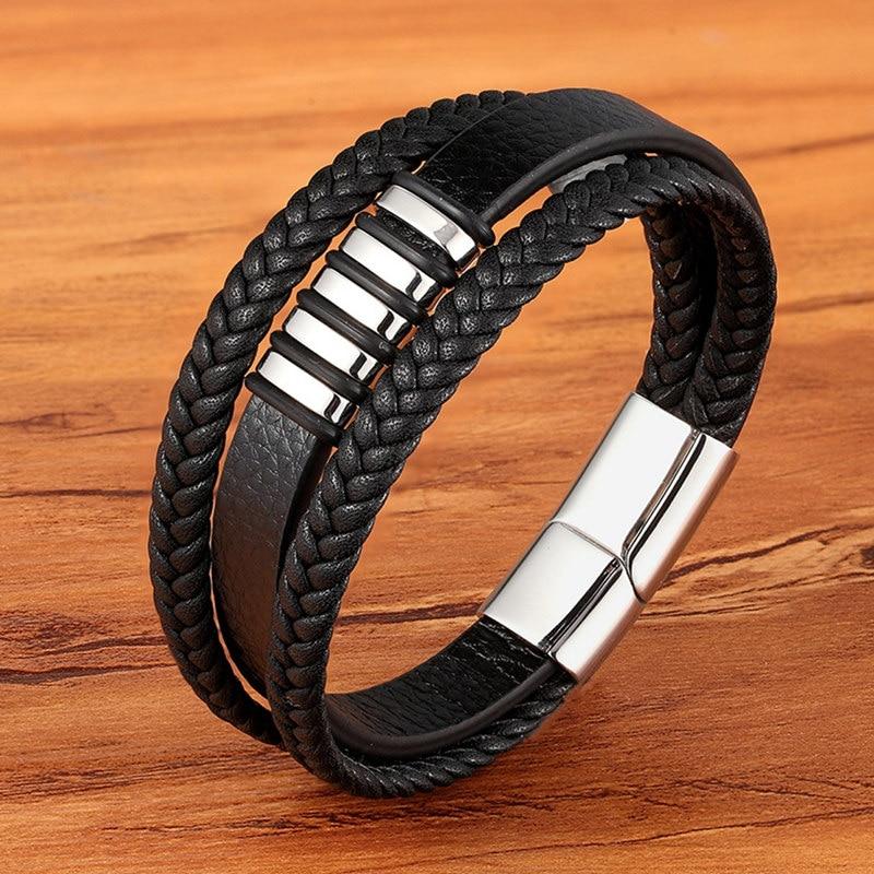 Stilrent läderarmband för män - Tidlös elegans