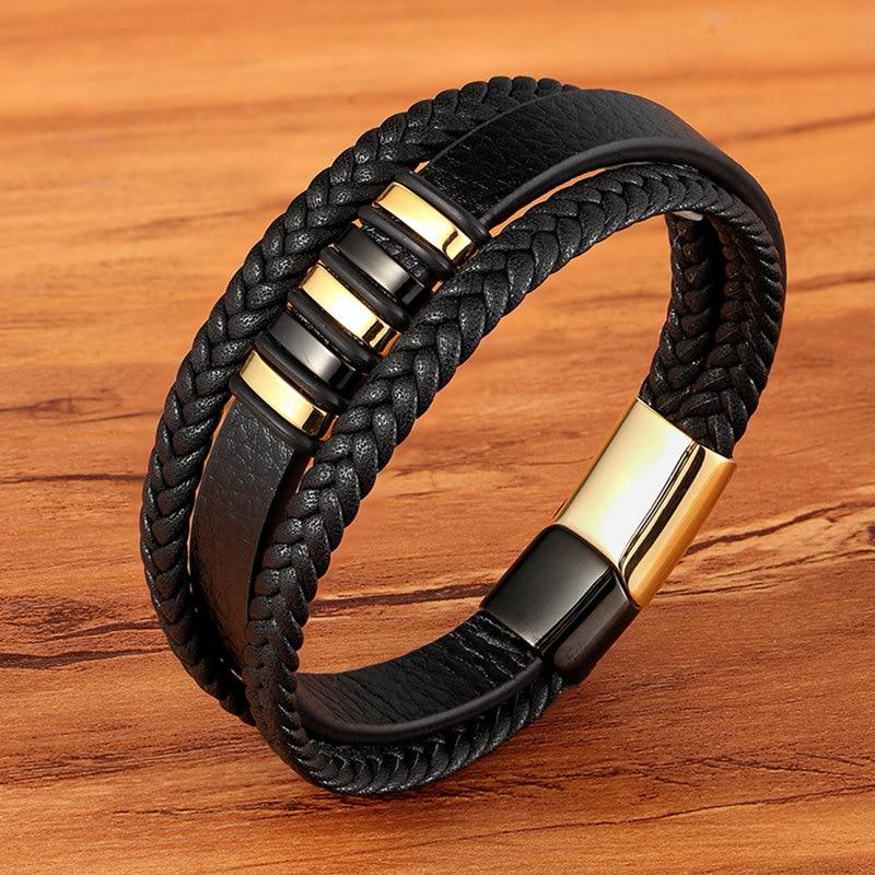 Stilrent läderarmband för män - Tidlös elegans