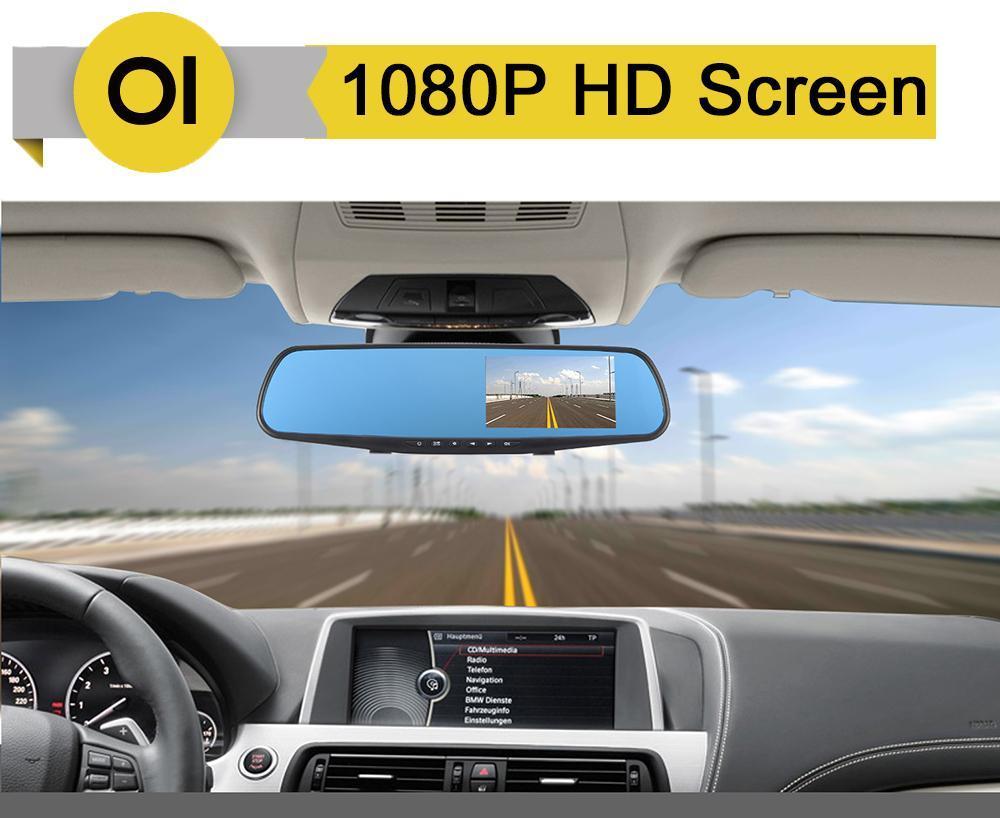 Smart Bakspejl Kamera med HD 1080P og Natvision