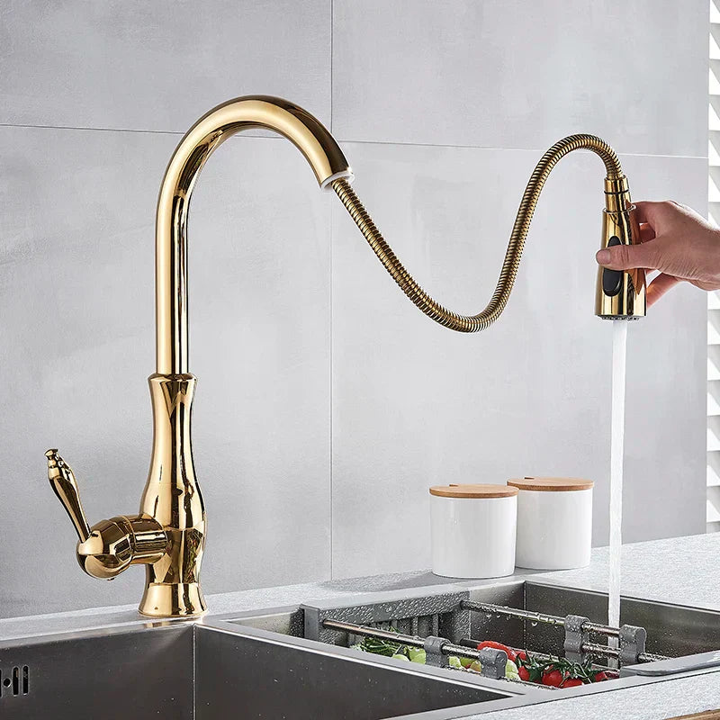 GlamFaucet Köksblandare - Kvalitetskran i guld