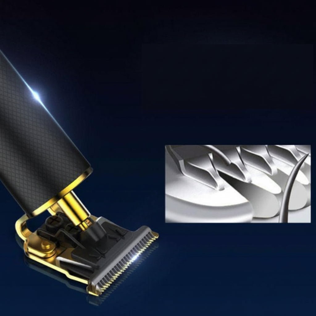 Trådløs Hårtrimmer med Præcision T-blad & Lang Batteritid