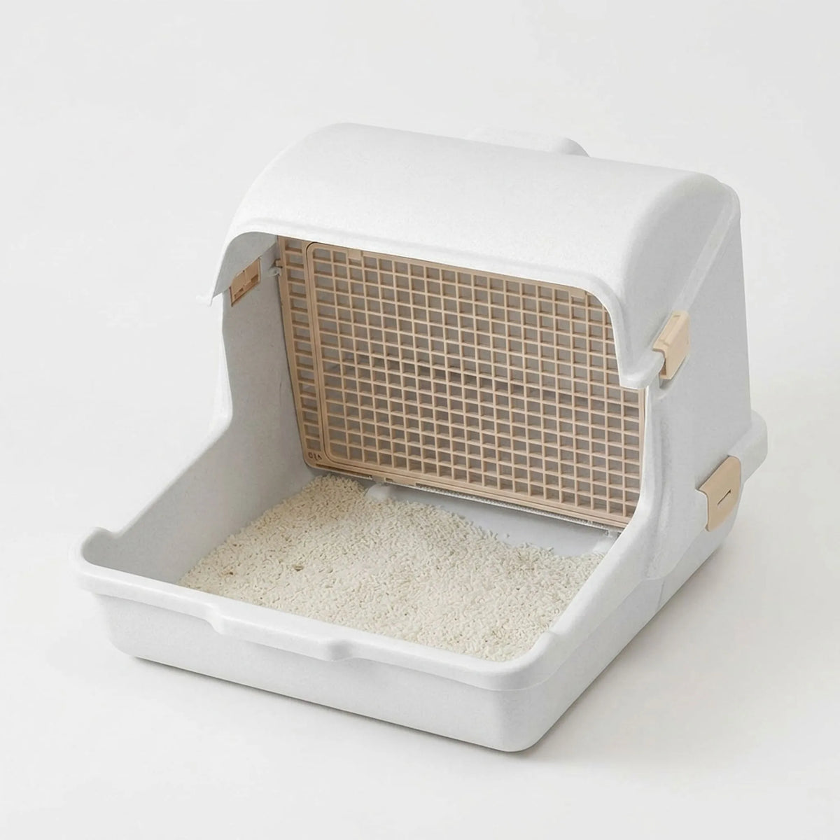 Åben design automatisk lugtfri kattebakke