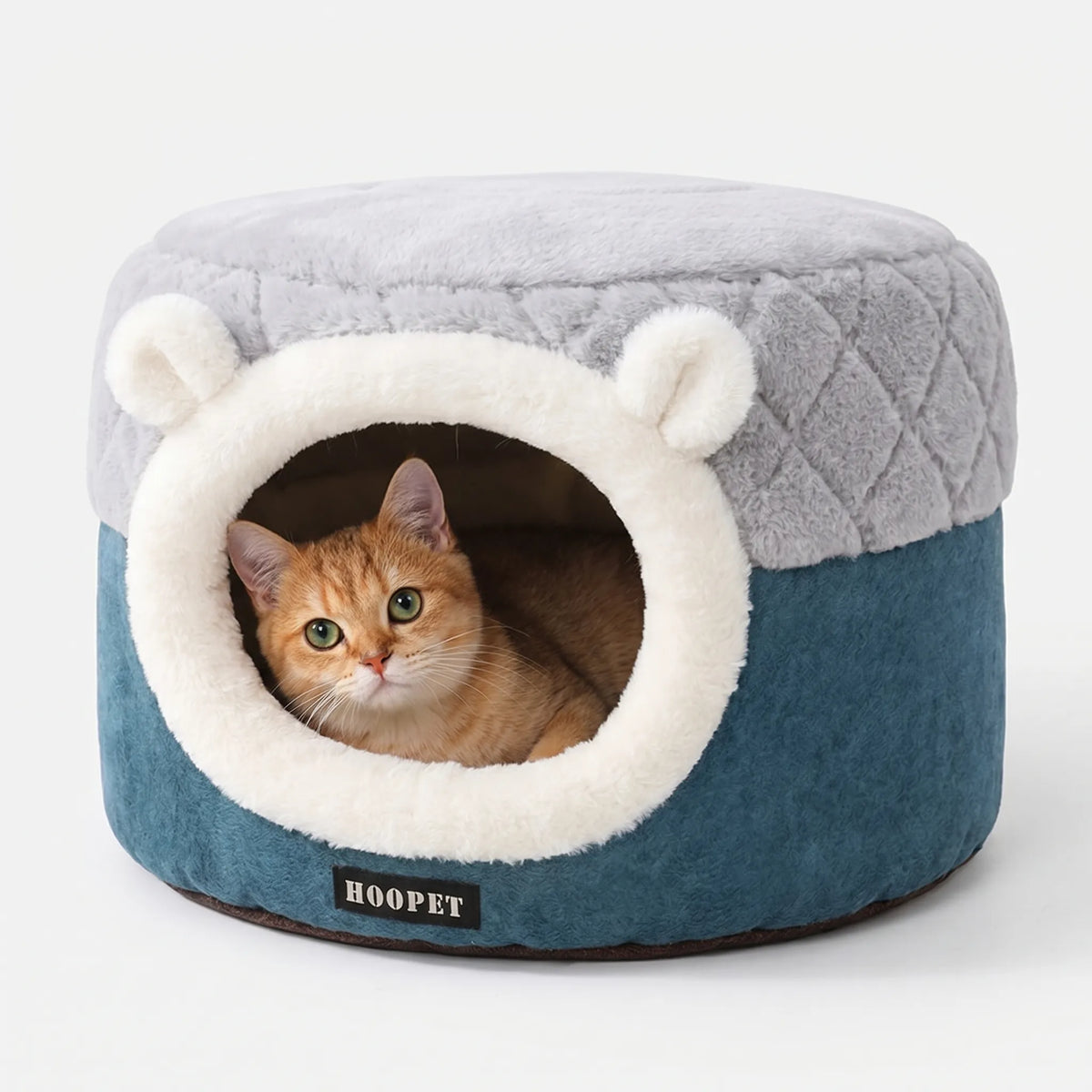 Halvåbent kæledyrshus med indgang - Cozycave