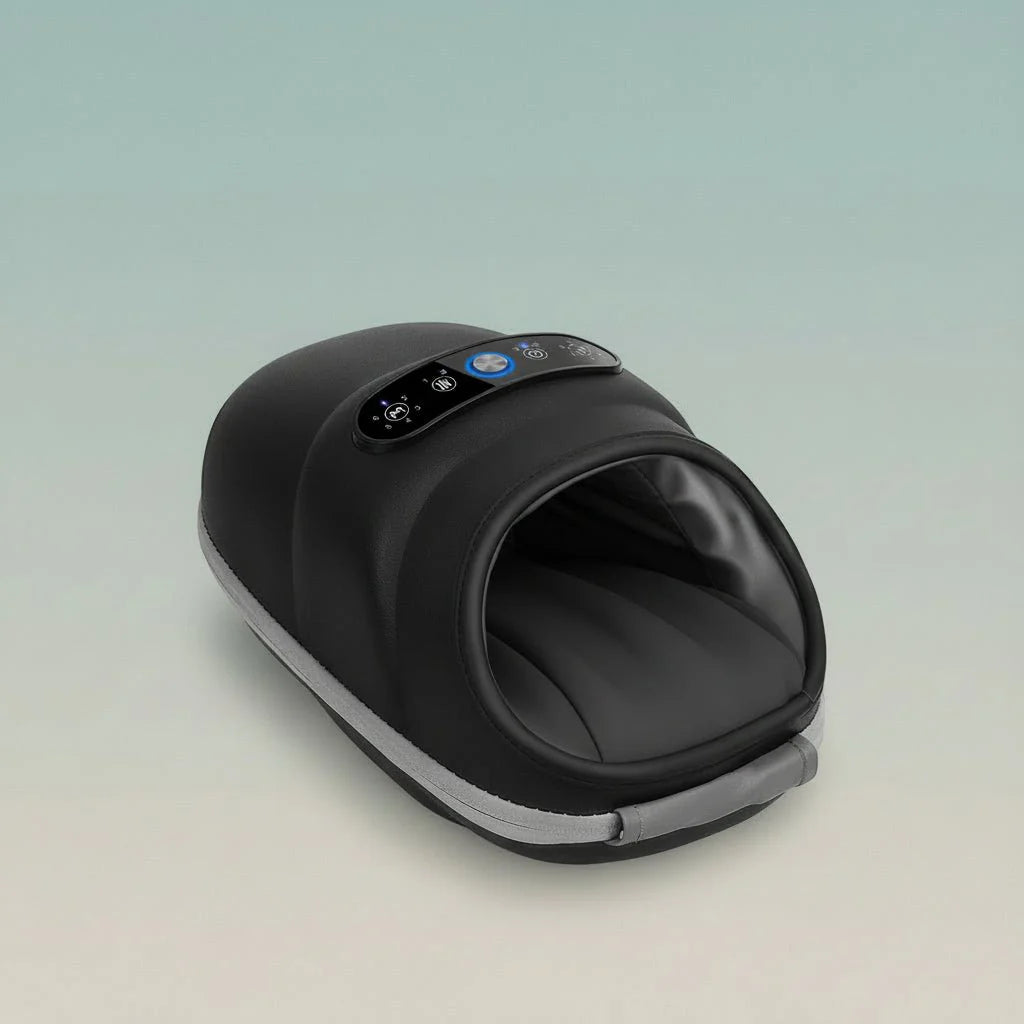 Trådlös Elektrisk Handmassageapparat med Värme och Akupressur