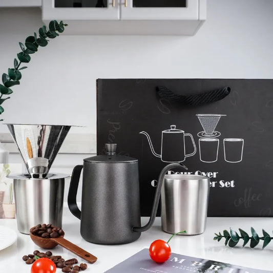 Kaffeefilter Sæt i Rustfrit Stål – Ideelt til Rejser & Gaver