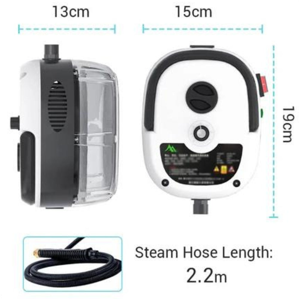 Effektiv och kemikaliefri handhållen ångtvätt 2500W