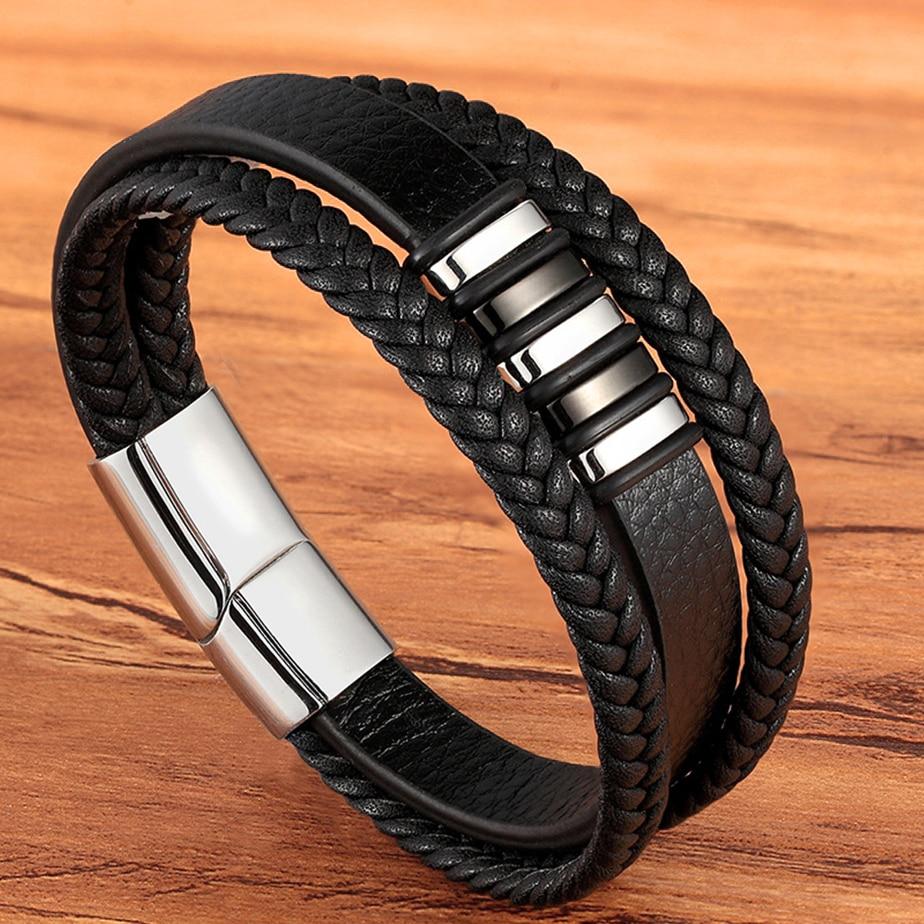 Stilfulde Ægte Læderarmbånd til Mænd