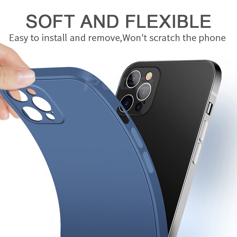 Silikone cover til iPhone 11, 12 og 13 - Blødt beskyttelsescover
