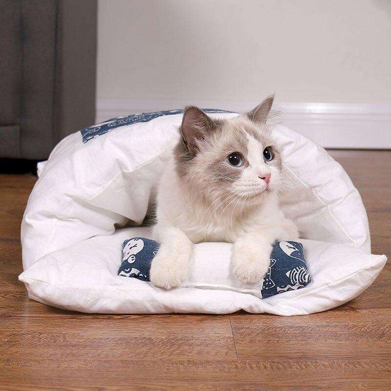 Vintersovpåse för Katter – CozyPaws DreamNest