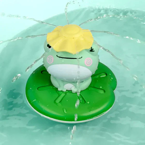 Frog Splash - Elektronisk Vattenlek med Sprutande Vatten för Badtiden