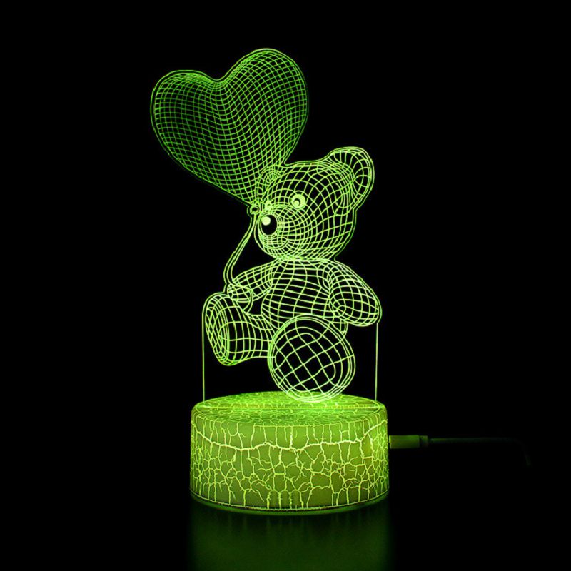 3D Rum Dekor Aftenlampe