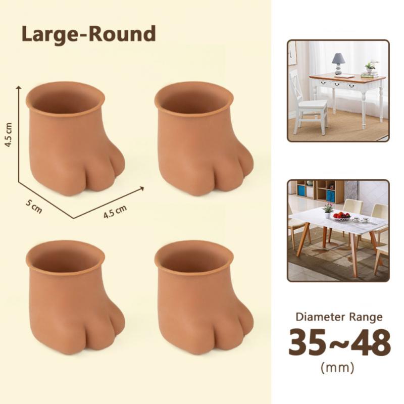 4Pcs Non-Slip Kat Paw Møbel Ben Dække