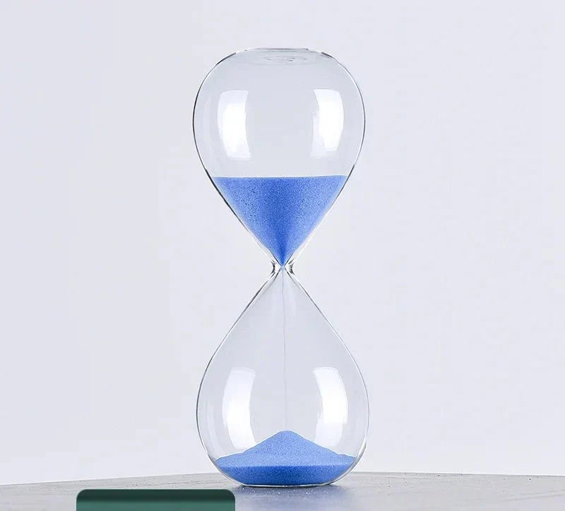 Glas Timeglas Dekoration med 5/10/30/60 Minutters Timer