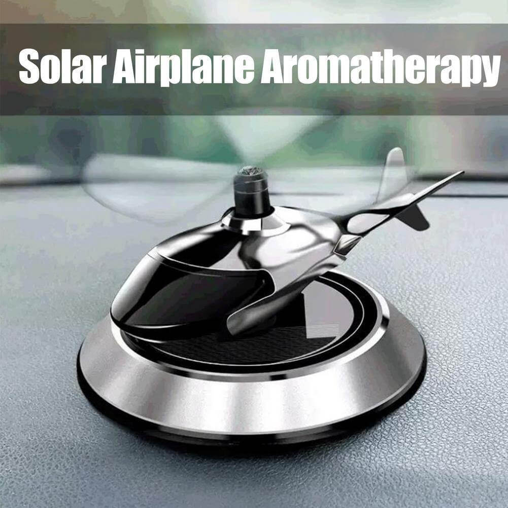 Solcel-drevet roterende helikopter bil luftrenser