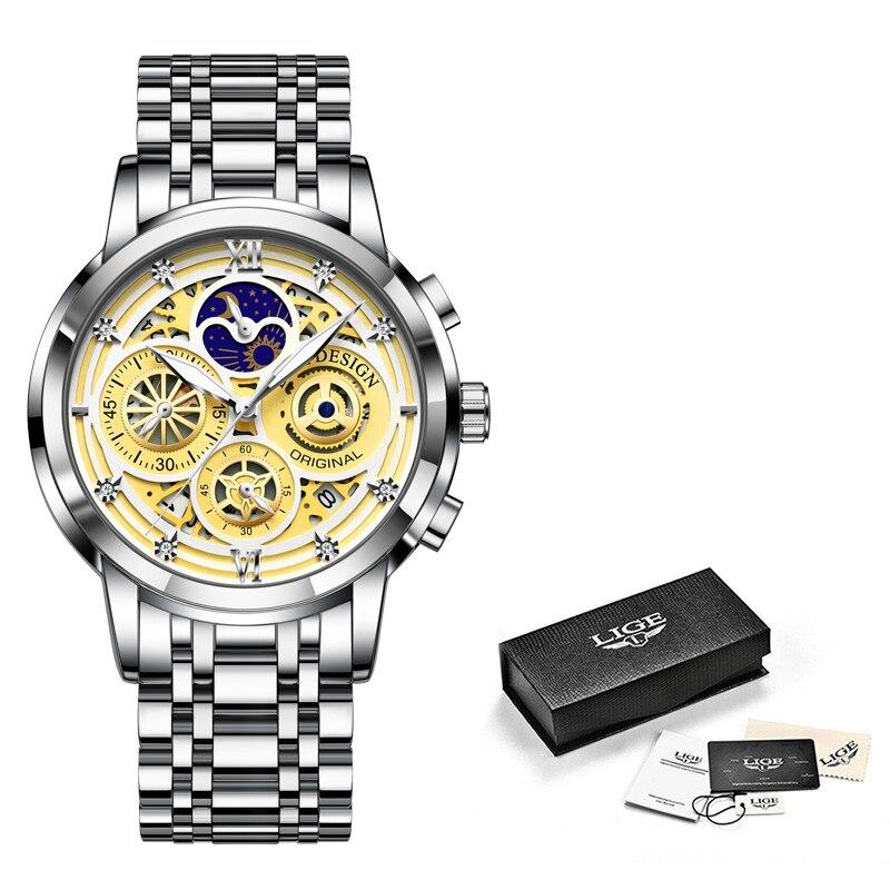 Exklusiv Herrkronograf: Snygg och Vattentät