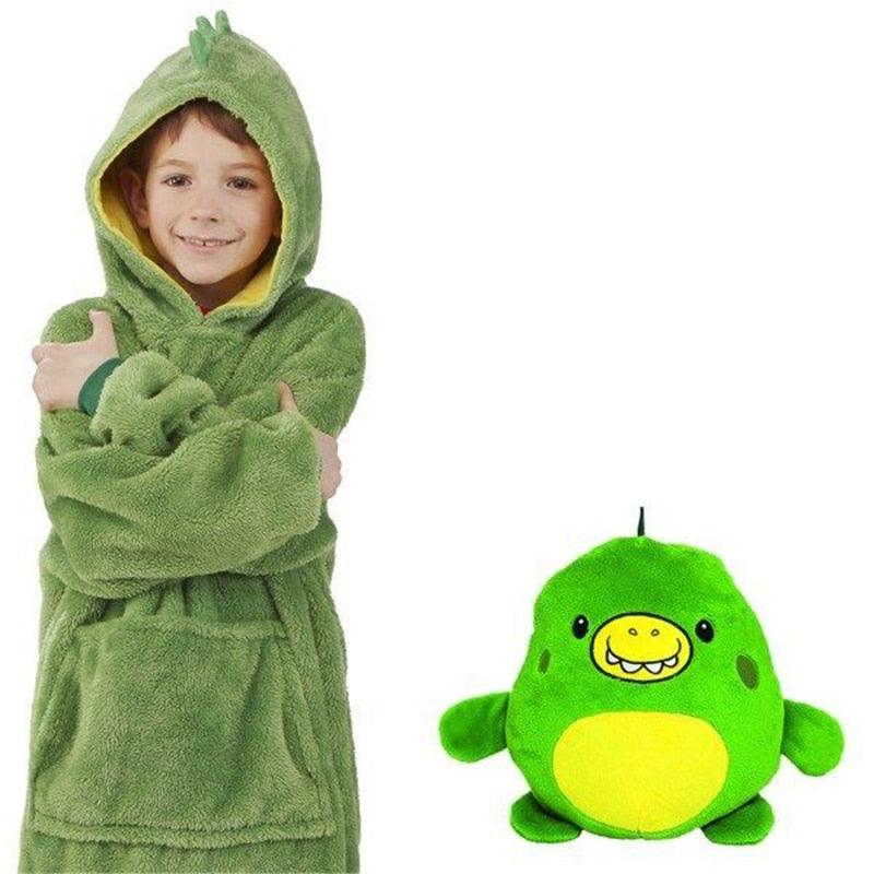 Barnhoodie med mjuk leksaksfunktion – Momo