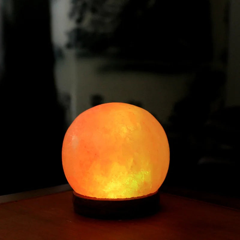 LED Kristall Nattlampa med Färgskiftande USB Himalayasaltlampa