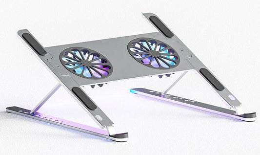 Hopfällbar laptopkylare i aluminium