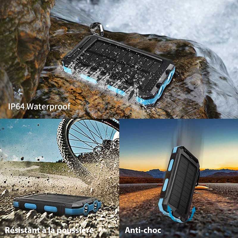 Soldriven Powerbank för Outdooräventyrare