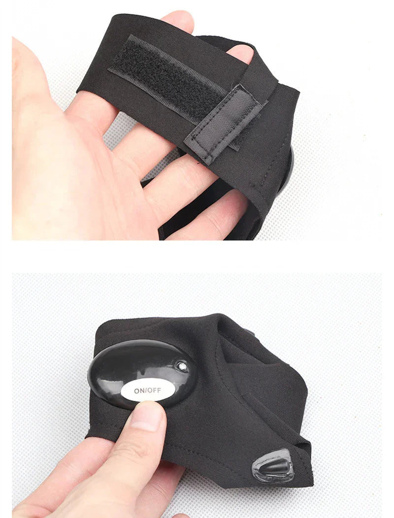 LED Ficklampor med Handskar