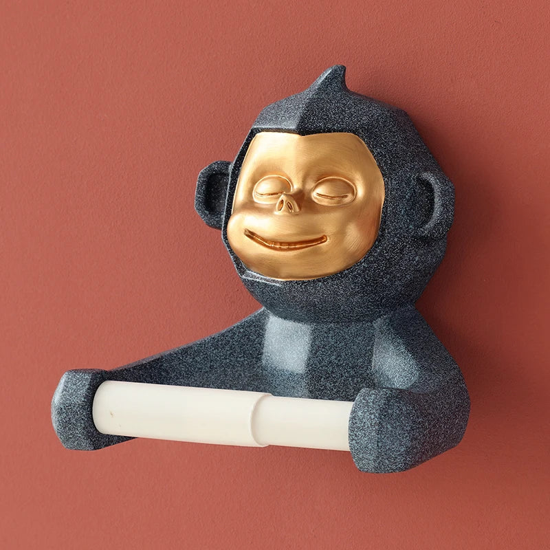 Happy Monkey Harpiksholder til Toiletpapir