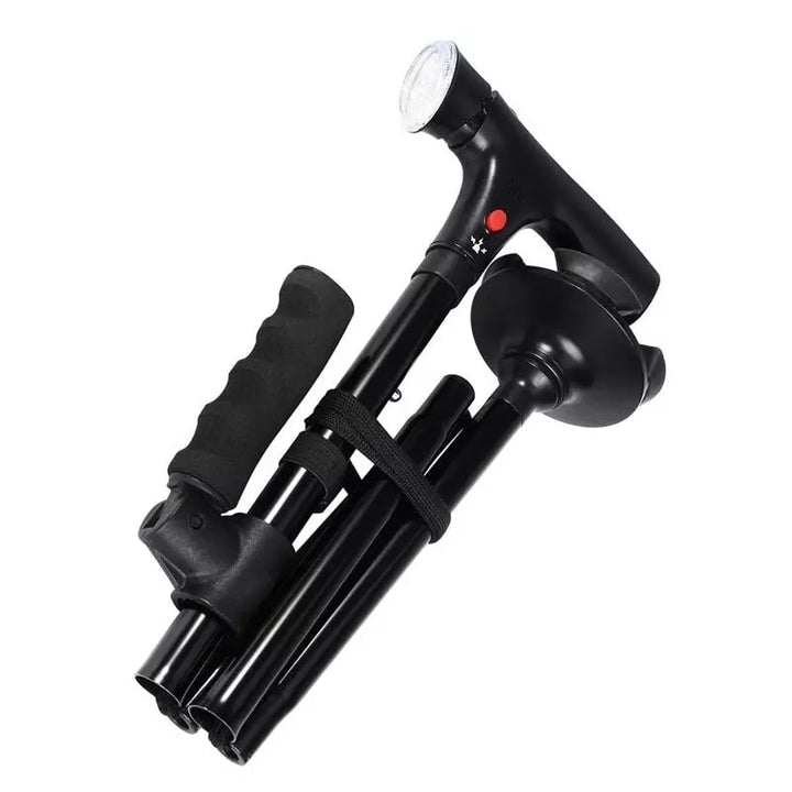 Sikker Fleksibel Vandrestok med LED og Alarmsystem
